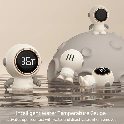 Baby Bad Thermometer schwimmendes Spielzeug IP65 wasserdichtes Astronauten Wasser thermometer mit