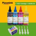 Plavetink T1631 16 16XL Recharge Cartouche D'encre Pour Epson WorkForce WF-2660 WF-2750 WF-2760