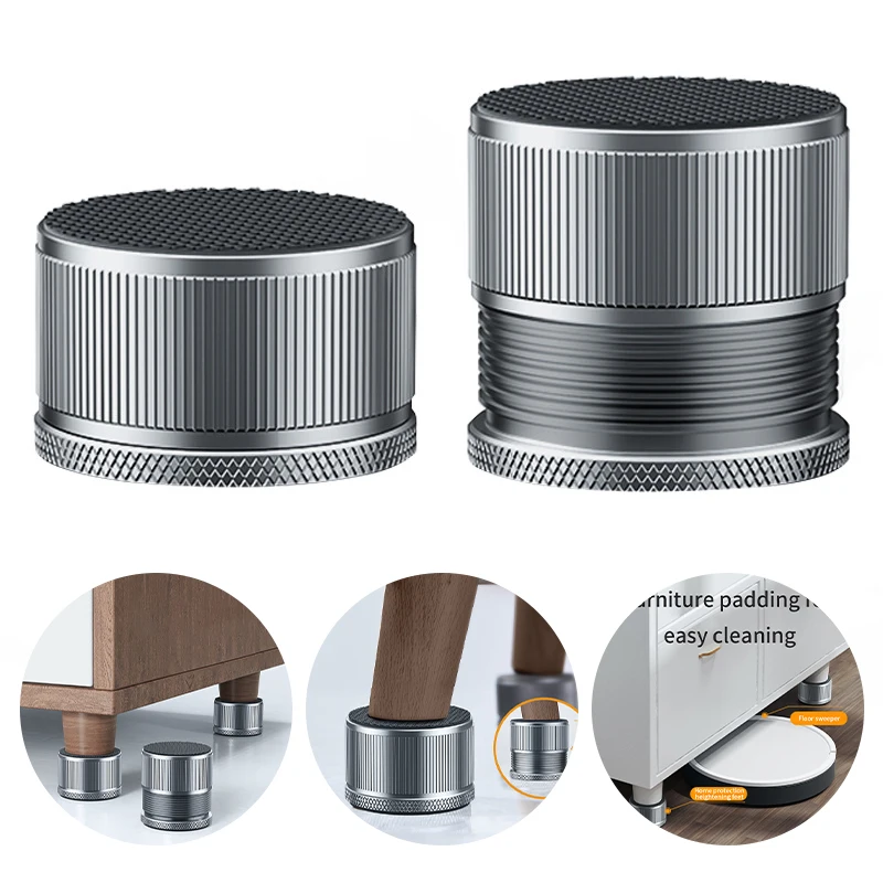 2/4Pcs Einstellbare Bett Stuhl Riser Heavy Duty Möbel Riser Sofa Tisch Riser Boden Schützen Böden Anti Slip möbel Beine