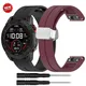 Bracelets de montre QuickFit en silicone pour Garmin bracelets de montre intelligents bracelets