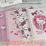 Ein Satz von 4 Büchern Sanrio Hallo Kitty Cartoon Notizbuch A5 Spule Notizbuch Student Notizbuch