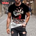Mode Hip Hop Rock Judas Priest Band 3D Gedruckt T-shirts Für Männer Casual Straße Trend Kurzarm T-shirt Große größe Kleidung