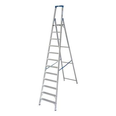 Krause Stehleiter »STABILO« 12 Stufen silber, 375 cm