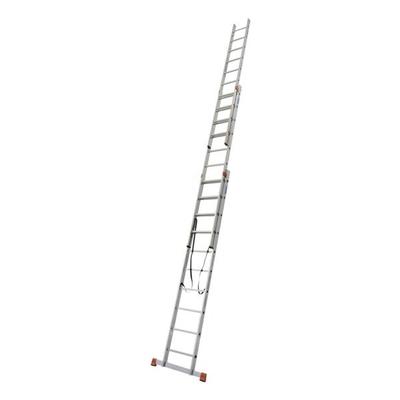 Krause Vielzweckleiter »MONTO Tribilo« 3x 10 Sprossen silber, 300 cm