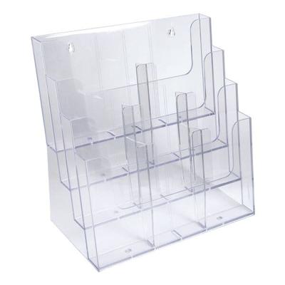 EXACOMPTA Tischprospektständer »Multiformat Exacryl« transparent, 34.8x34x2.8 cm