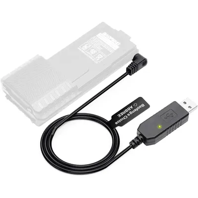 BaoFeng Walkie Talkie USB Charger Cable For UV-5R UV5R UV-82 3800mAh UV-S9 Plus AR-152 Walkie