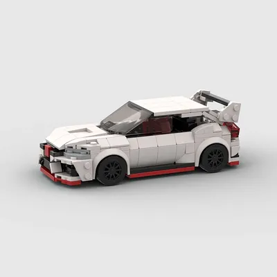 361pcs MOC Civic Speed Champions Building Blocks City Sports Racing Vehicle DIY Bricks Toys