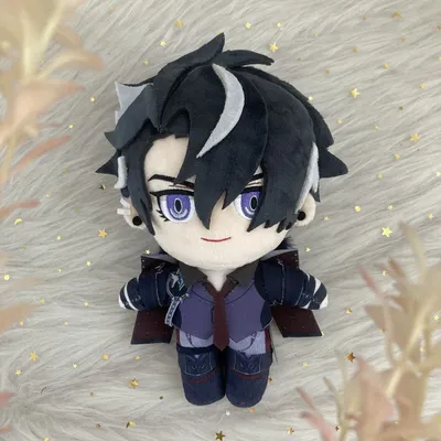 20cm Anime Genshin Impact Wriothesley Cosplay Plush Doll Toy Character Cute Soft Stuffed Pillow