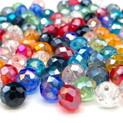 2 3 4 6 8mm Austria Faceted Crystal Beads Rondelle Loose Spacer Bracelets Earring DIY Glass Beads