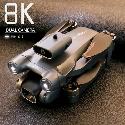 New S1S Mini Drone Profesional 8K HD Camera Obstacle Avoidance Aerial Photography Brushless Foldable
