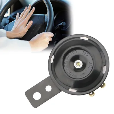 Motorcycle Electric Horn Kit Universal Waterproof Round Loud Horn Speakers 12V Horn 1.5A 105db