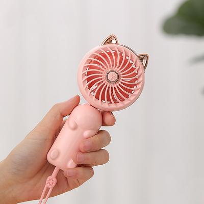 Mini Bladeless USB Fan – Creative Portable Handheld Electric Fan, Rechargeable for Desktop or Outdoor Use