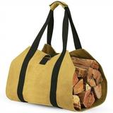 Tepsmf Oxford Cloth Tote Bag Wood Stakeholder Firewood Carry Outdoor Pantry Storage Bins