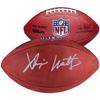 Xavier Worthy Kansas City Chiefs Autographed 2024 NFL Draft First Round Pick Wilson Duke Full Color Football