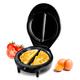 Geepas 1000W Omelette Maker Dual Electric Non-Stick Egg Cooker Auto Temperature Control