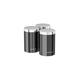 Morphy Richards 974065 Accents Kitchen Storage Canisters, Stainless Steel, Translucent Black, Set of 3