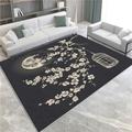Area Rugs Plum Tree Moon Night Rug Home Modern Carpet, 180x240cm Carpet Non-slip Carpets Rectangle Rug for Living Room, Bedroom, Office and Indoor Decoration