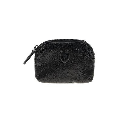 Brighton Leather Coin Purse: Black Clothing