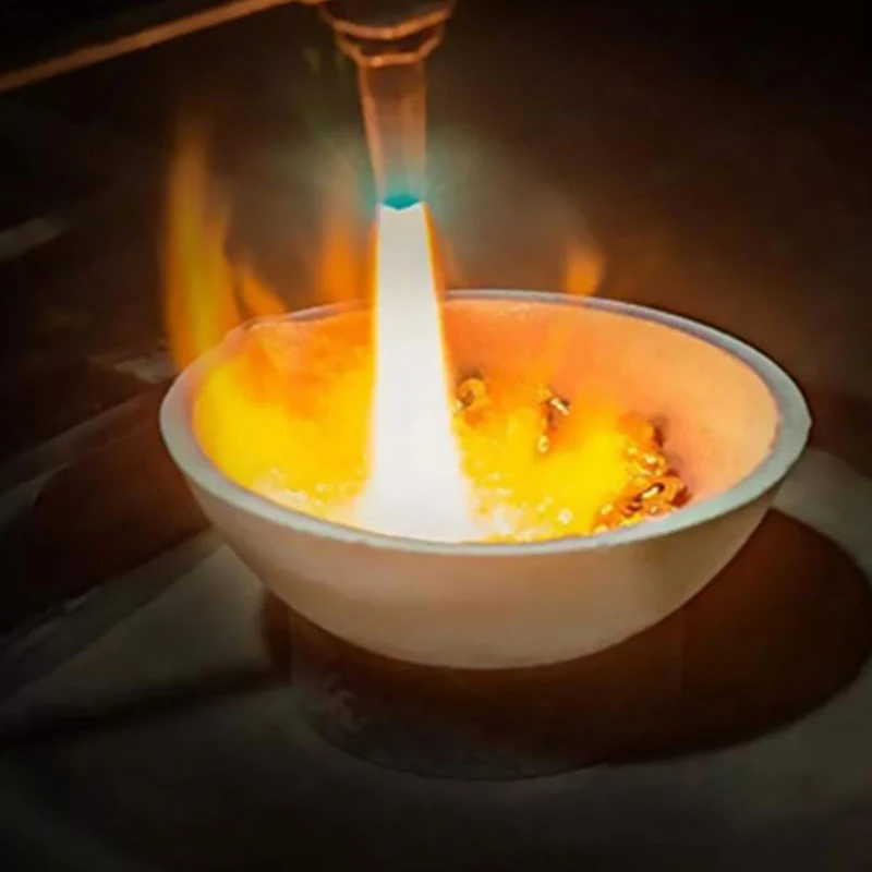 Fabrik preis 150-g Hoch temperatur Quarz Silica Schmelztiegel Schale Gold Silber Metall Schmuck Guss Schmelz werkzeuge Image