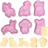 6 pz/set tagliabiscotti a forma di cane stampo per biscotti stampo per biscotti in plastica per