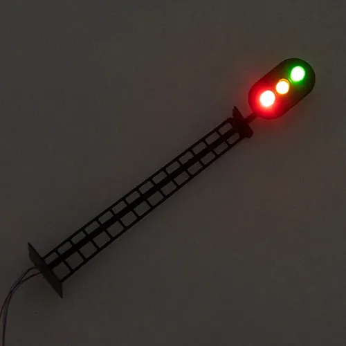 1:87 Miniatur Eisenbahn Zug Signale so tun als würden sie spielen DIY Hobby Gebäude Modell Zubehör