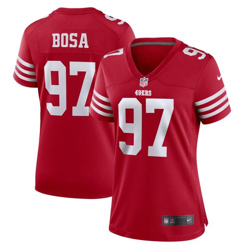 San Francisco 49ers Nike Heimtrikot – Scharlachrot – Nick Bosa – Damen