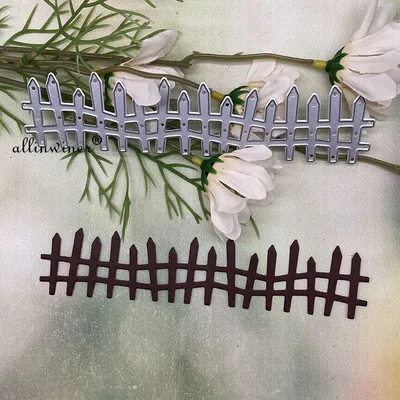 Fence edge decoration Metal Cutting Dies Stencils For DIY Scrapbooking Decorative Embossing Handcraft Die Cutting Template