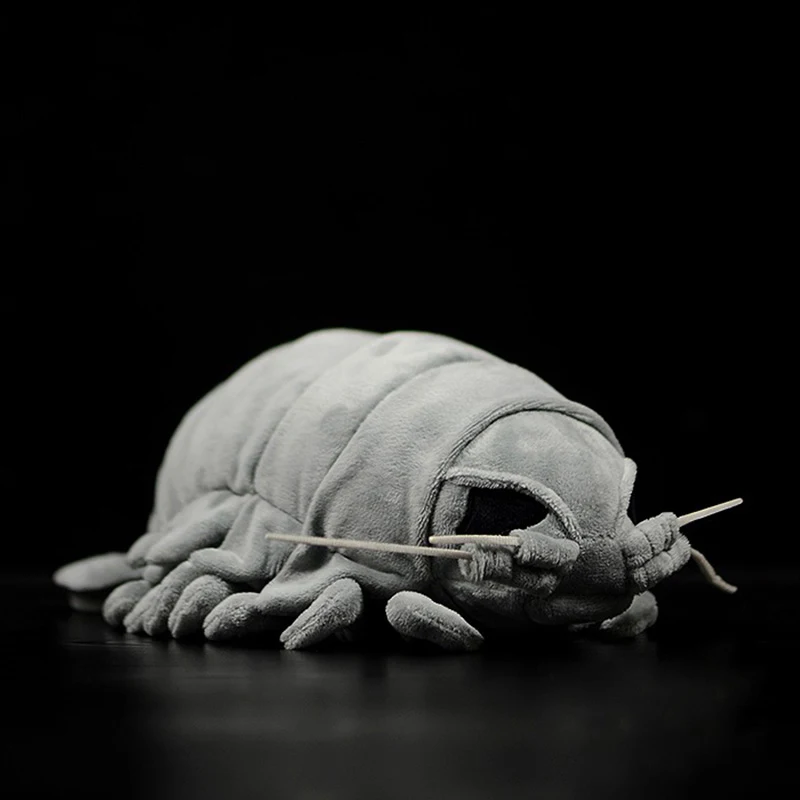 Cute Giant Isopod Plush Toys High Fidelity Anime Plushie Sea Lice Lifelike Animals Simulation Stuffed Doll Kawai Toy Kids Gifts