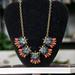 J. Crew Jewelry | J.Crew J Crew Colorful Statement Necklace Chunky Beaded | Color: Blue/Orange | Size: Os