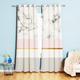 Curtains Pink Beige Marble Blackout Curtains Soft Thermal Insulated Curtains for Bedroom Curtains for Living Room Washable Eyelet Curtains Bedroom Curtains 2 Panels(2x75x166cm)