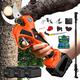 ZHAOXX Cordless Electric Pruning Shears 21V Professional Cordless Pruner Secateurs with Extension Pole 54Mm Cutting Diameter for Tree Branch Brushes