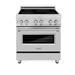 ZLINE 30" 4.0 cu. ft. Induction Range w/ Electric Oven in Stainless Steel in Red | 36 H x 30 W x 28 D in | Wayfair RAIND-30