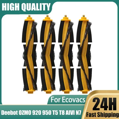 Rollen haupt bürste Ersatzteile für ecovacs deebot ozmo 920 950 t5 t8 aivi n7 n8 n8 n5 pro Roboter Image