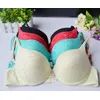 Neue gepolsterte, dick gepolsterte Push-Up-Stickerei-Blumen-Spitzen-BH-Unterwäsche-BHs Plunge BH Dessous Größe 32 34 36 38 40 42 44 A B C D E