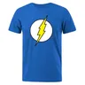 """Big Bang Theory"" t-shirt classica da uomo con stampa flash t-shirt sportiva oversize casual street"