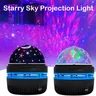 Projecteur LED Starry Sky Veilleuse Veilleuse Rotation Starry Moon Galaxy Lampe de table RVB