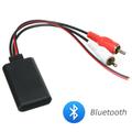 Adattatore AUX Bluetooth senza fili per auto Ricevitore audio audio stereo HIFI Interfaccia 2RCA o linea audio Jack da USB a 3,5 mm per altoparlante per auto