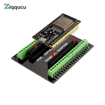 ESP32 Breakout Board GPIO 1 into 2 for ESP-32S 38PIN Terminal Screw Board Compatible with ESP32