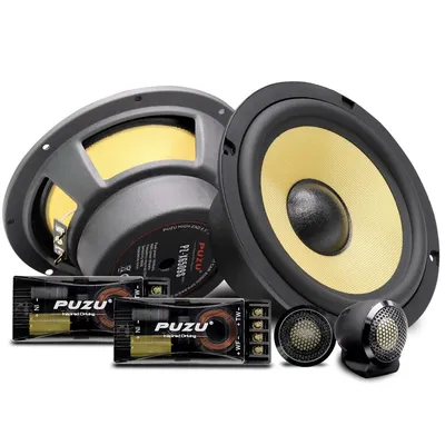 PZ-6509S 2 Way Component Car Audio Speakers With 180W Output Power Glassfiber Cone