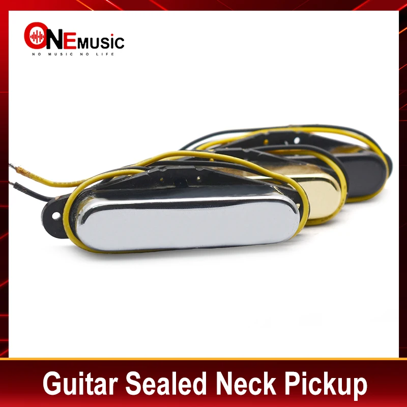 Guitar Sealed Neck Pickup for FD TL Guitar Replacement Black/Gold/Chrome