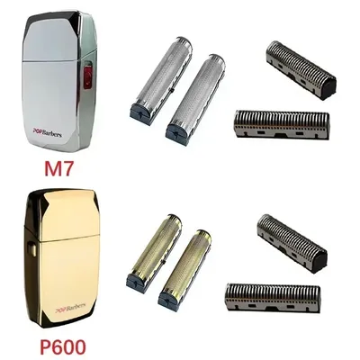 2Pcs Orignal Razor Shaver Professional Hair Clipper Blade Net Set for Pop Barbers P600 M7