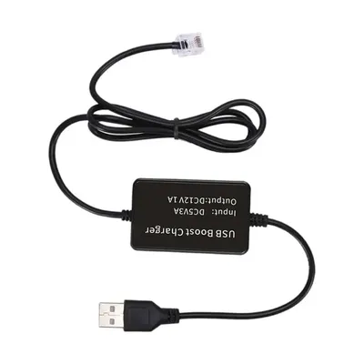 Radar Detector Power Cord USB To Rj11/DC 3.5 Radar Detector Power Cable Connect To Car Charger