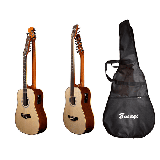 Busuyi Guitar 5 String Fretless Bass /12 String Acoustic /Electric Travel Guitar + Bag 2023
