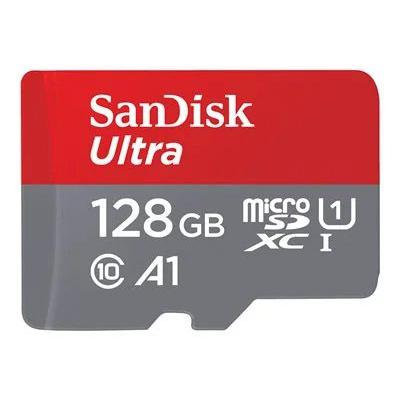 SanDisk 128GB Ultra UHS-I microSDXC Memory Card with SD Adapter