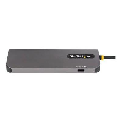 StarTech.com USB-C Multiport Mini Travel Docking Station + 3 Port 5Gbps USB Hub + 100W Power Delivery