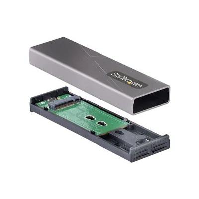 StarTech.com Tool-less USB-C 10Gbps to M.2 SATA or M.2 NVMe SSD Enclosure