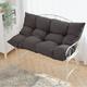 (Dark Grey: 120x80cm) Garden Bench Cushion Patio Swing Chair Cushion Indoor Outdoor Furniture Seat Pad