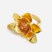 J. Crew Jewelry | Jcrew Oversized Flower Ring Nwt Size 7 Gold Finish | Color: Gold | Size: Size 7