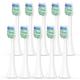 Keosaa Replacement Toothbrush Heads for Philips Sonicare Replacement Heads, Compatible with Phillips Sonicare Replacement Brush Heads 10 Pack(White)