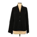 Eileen Fisher Jacket: Black Jackets & Outerwear - Women's Size Medium